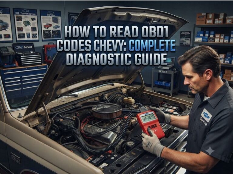 How to Read OBD1 Codes Chevy: Complete Diagnostic Guide
