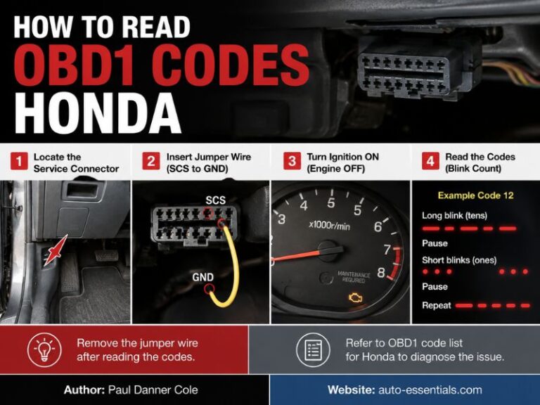 How to Read OBD1 Codes Honda