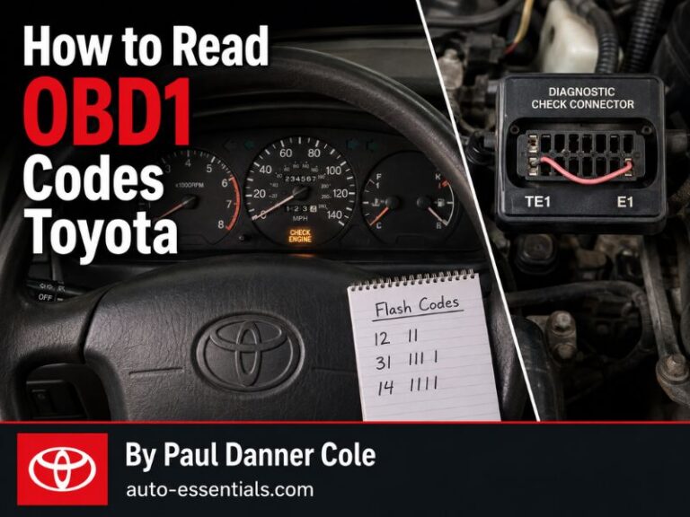 How to Read OBD1 Codes Toyota