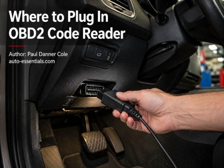 Where to Plug In OBD2 Code Reader