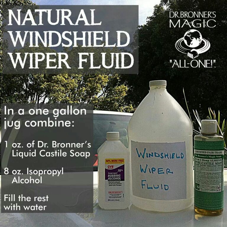 Can You Add Alcohol To Windshield Washer Fluid