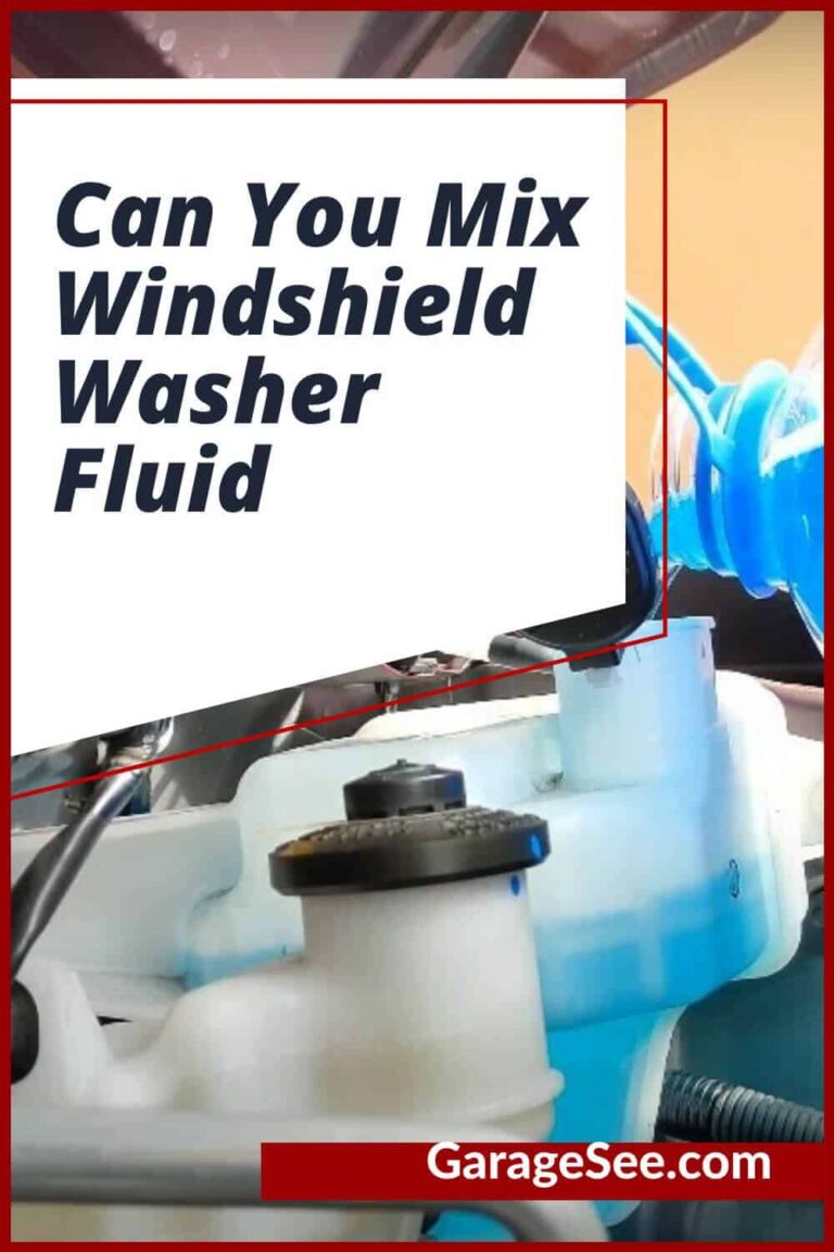 Can You Mix Summer And Winter Windshield Fluid