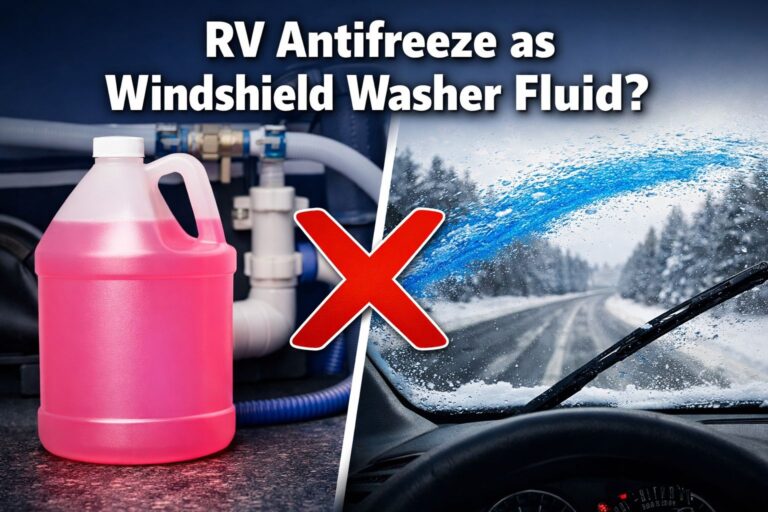 Can You Use Antifreeze As Windshield Washer Fluid