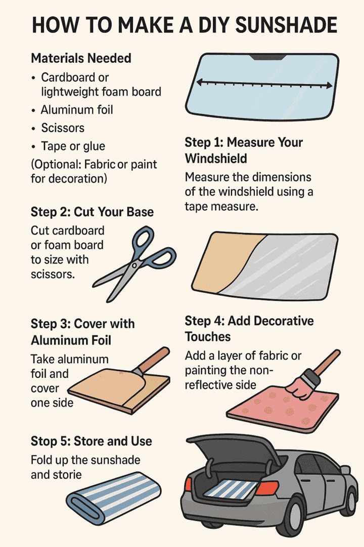 How to Measure Your Windshield for a Sun Shade