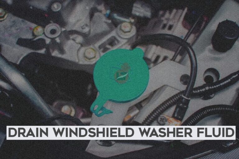 How to Drain Windshield Washer Fluid in a Tesla Safely