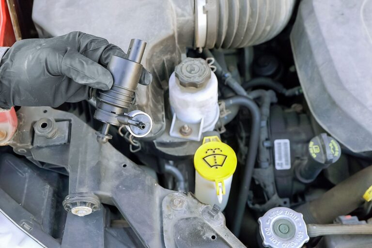 How to Install a Windshield Washer Pump