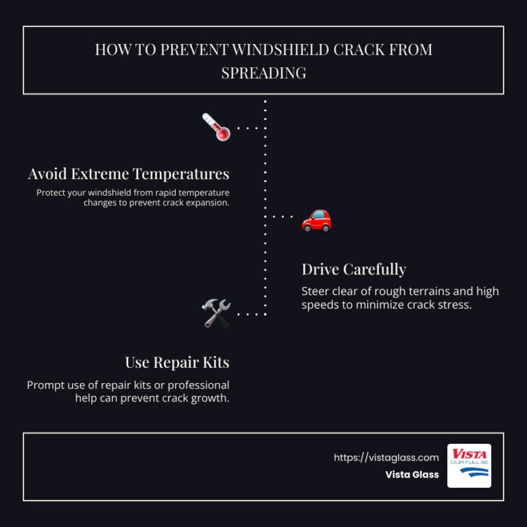 How to Stop a Windshield Crack From Spreading