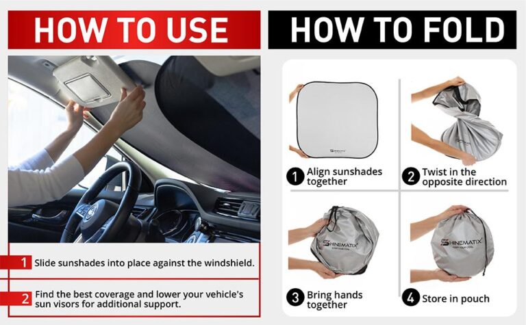 How to Use a Windshield Sun Shade Correctly