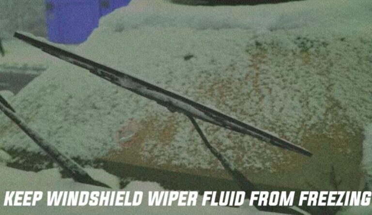Can Windshield Washer Lines Freeze