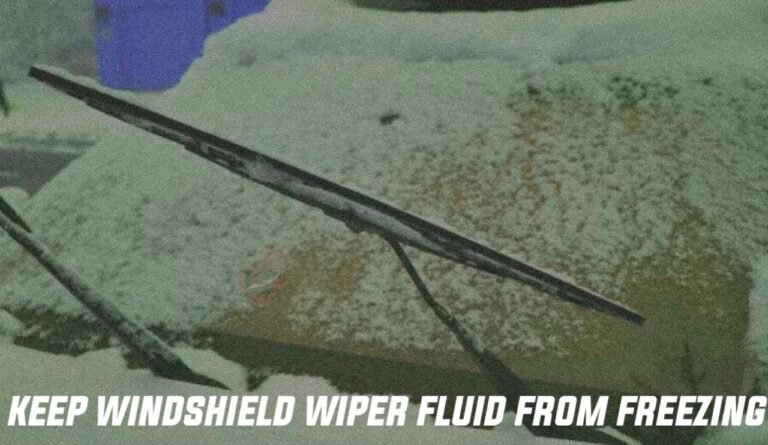 Can Windshield Washer Fluid Freeze