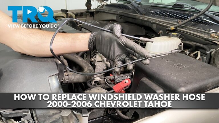 How to Replace Windshield Washer Hose