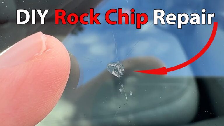 How to Fix a Rock Chip in Windshield