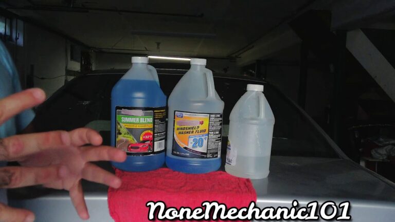 Is Windshield Wash the Same as Wiper Fluid