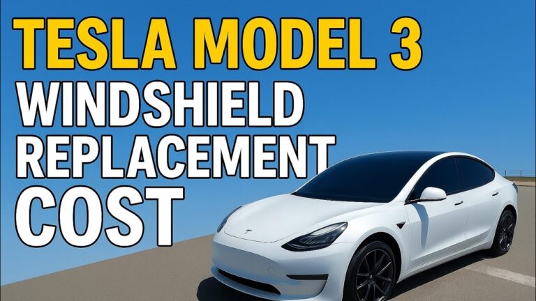 Tesla Model 3 Windshield Replacement Cost